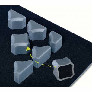 Alfombrillas de velcro para módulos Purvario by DÖRR RG-911459 2