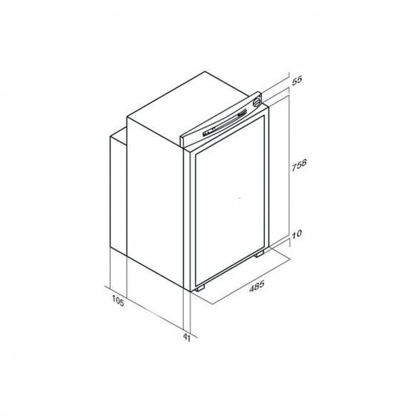 VTR5075 DG - 72L Vitrifrigo RG-263537