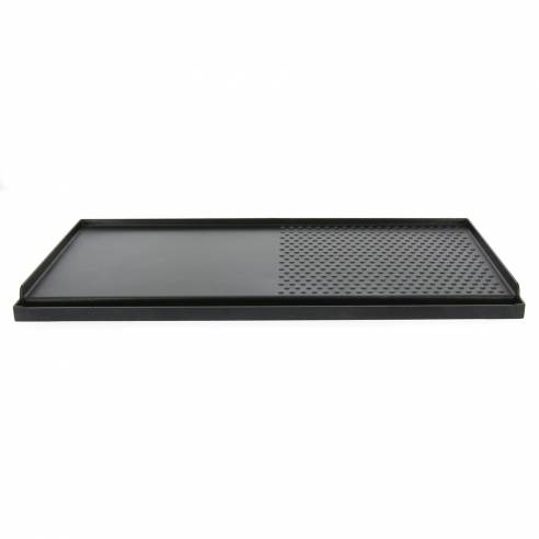 Plancha para cocina de gas portátil con 2 Roc line RG-213700