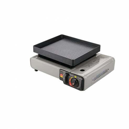 Parrilla para estufa de gas portátil con 1 Roc line RG-215776
