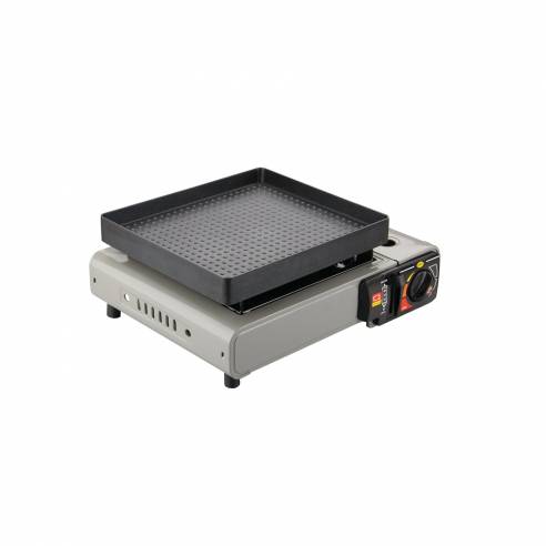 Parrilla para estufa de gas portátil con 1 Roc line RG-215776
