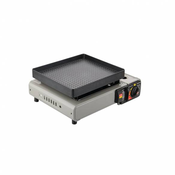 Parrilla para estufa de gas portátil con 1 Roc line RG-215776