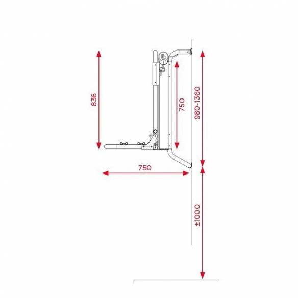 Raíl estándar BR-Systems RG-800373